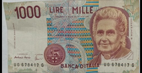 Banconota mille 1000 lire - banconota,