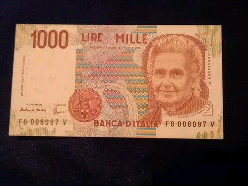 Banconota italiana 1000 lire - italiana,
