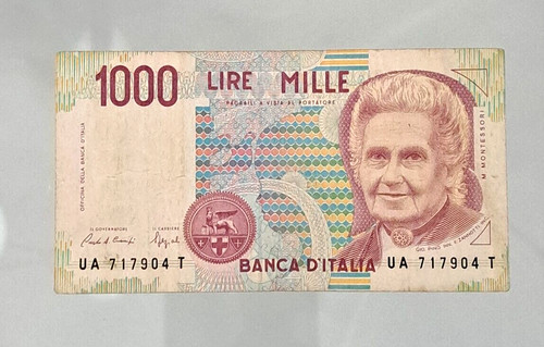 Banconota mille 1000 - 1000, lire