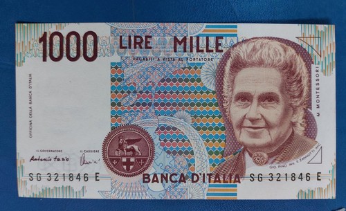 Banconota mille 1000 lire - banconota,