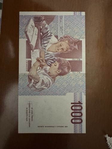 Banconota mille 1000 lire - banconota,