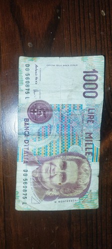 Banconota 1000 lire - banconota, da