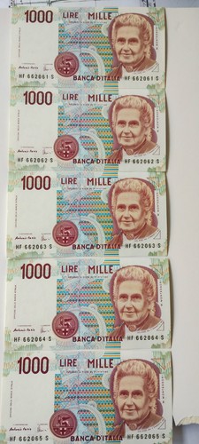 Rare banconote da 1000 - rare, 5
