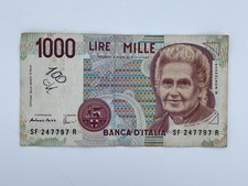 Banconota Mille 1000 Lire