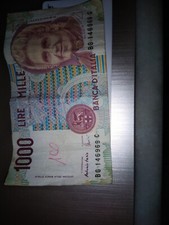 Banconota antica da 1000 lire