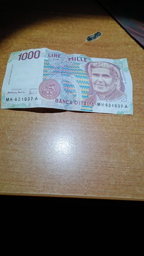 Rara banconota 1000 lire - banconota,