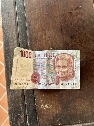 Banconota mille 1000 lire - banconota,