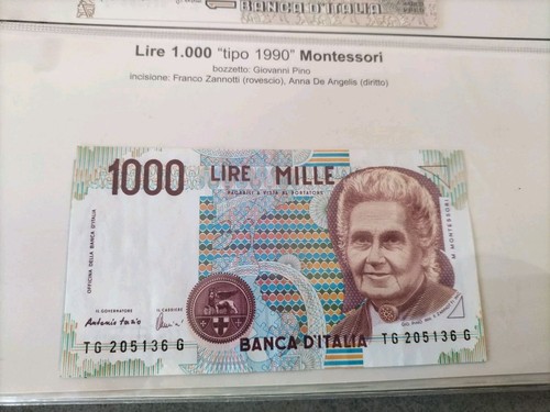 Banconota mille 1000 lire - 1000,