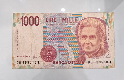 Banconota mille 1000 lire - banconota,