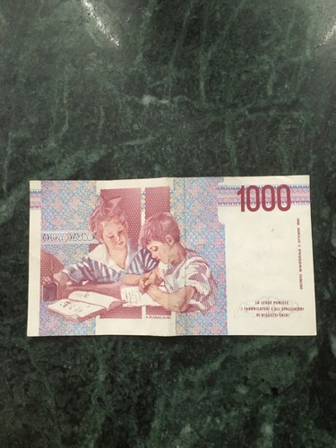 Banconota mille 1000 lire - banconota,