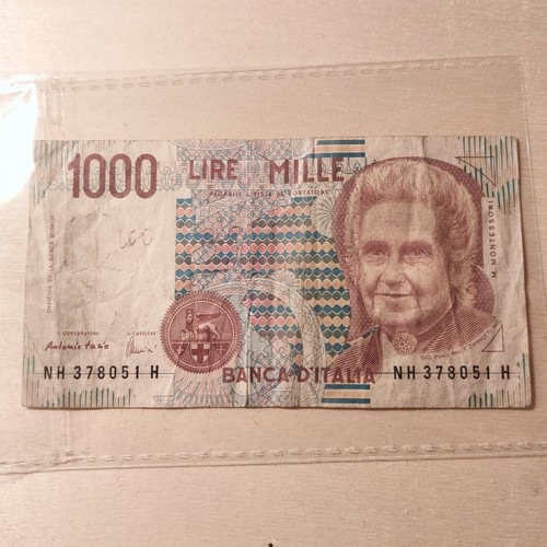 Banconota mille 1000 lire - banconota, da