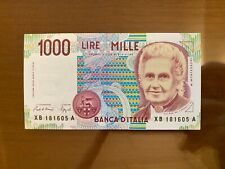 BANCONOTA LIRE 1000 MONTESSORI