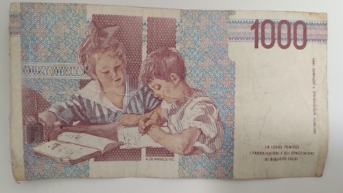 Banconota mille 1000 lire - mille,