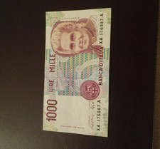 Banconota da lire 1000 del