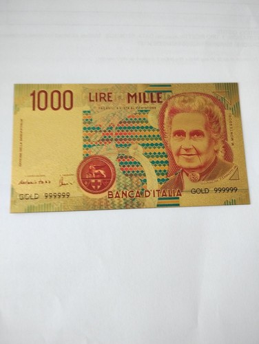Banconota rara 1000 lire - 1000,