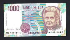 RARA 1000 LIRE MONTESSORI