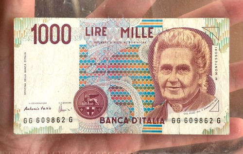 1000 lire 1998 montessori - 1000,