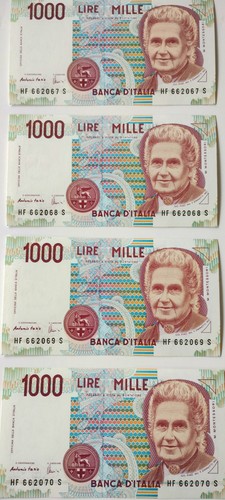 Rare banconote da 1000 - da,