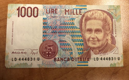 Baconota mille 1000 lire maria - baconota,