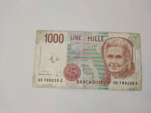 Banconota mille 1000 lire - banconota,