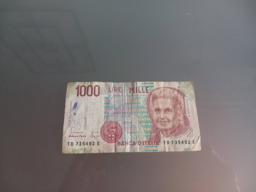 Banconota mille 1000 lire - mille,