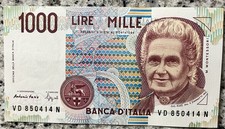 BANCONOTA MILLE 1000 LIRE