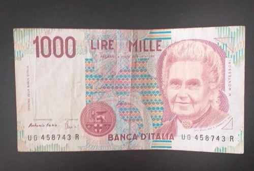 Banconota mille 1000 lire - banconota,