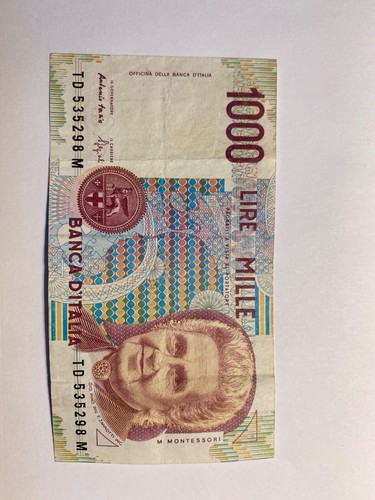 Banconota mille 1000 lire - 1000,