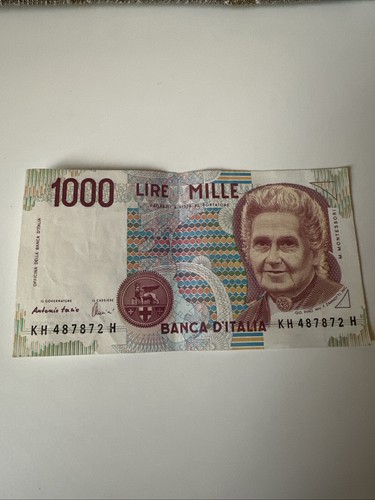 Banconota mille 1000 - 1000, lire