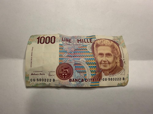 Rara banconota mille 1000 - da,