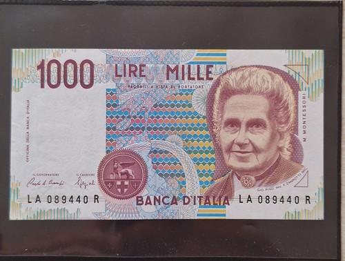 Banconota rara mille 1000 lire - banconota,