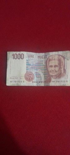 Banconota mille 1000 lire - banconota,