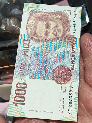Sostitutiva lire 1000 - lire,