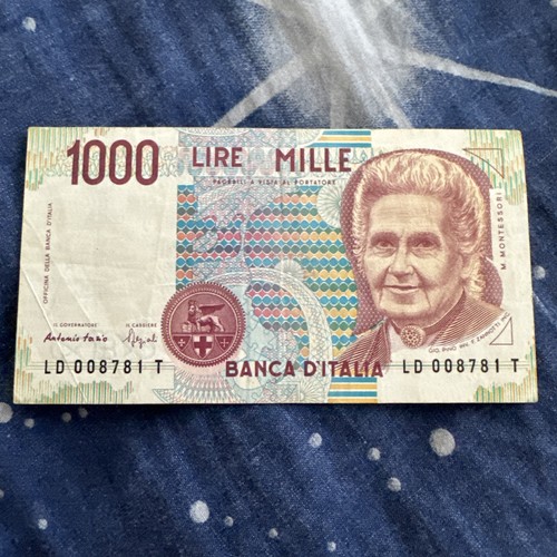 Banconota mille 1000 lire - banconota,