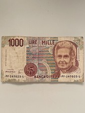 Banconota Mille 1000 Lire