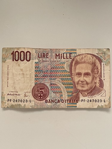 Banconota mille 1000 lire - banconota,