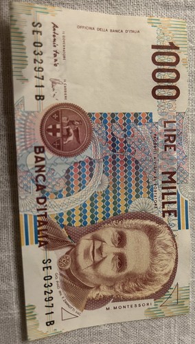 Banconota mille 1000 lire - banconota, da
