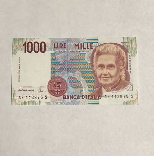 Banconota mille 1000 - banconota, lire