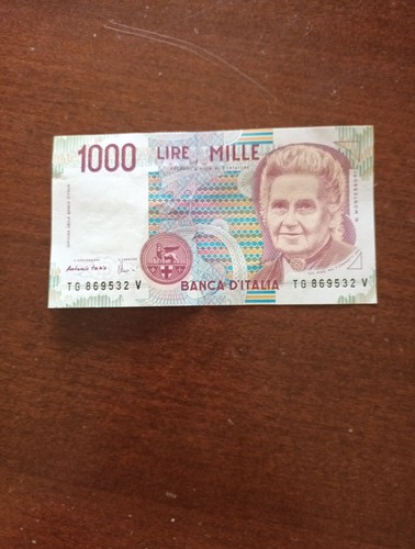 Banconota mille 1000 lire - banconota,