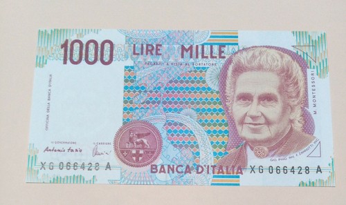 1000 lire montessori serie - lire,