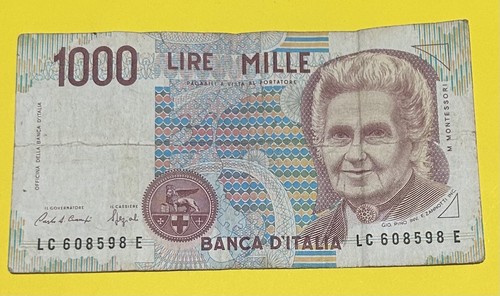 Rara banconota mille 1000 lire - banconota,