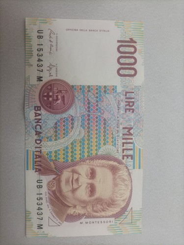 Banconota 1000 lire maria - banconota,
