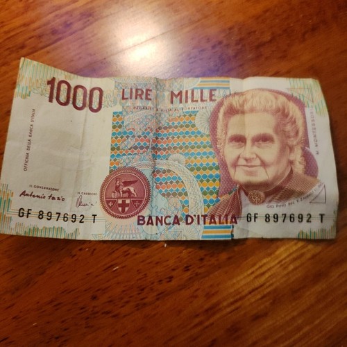 Banconota mille 1000 lire - banconota,