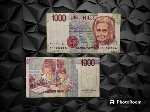 Banconota mille 1000 lire - banconota,