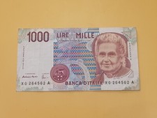Banconota Rara 1000 Lire XG