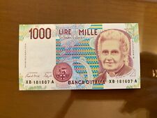 BANCONOTA LIRE 1000 MONTESSORI