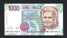 RARA 1000 LIRE MONTESSORI
