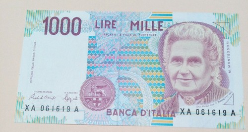 1000 lire montessori serie - 1000,