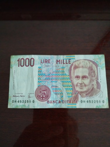 Banconota rara 1000 lire - banconota,