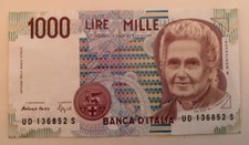 BANCONOTA MILLE 1000 LIRE